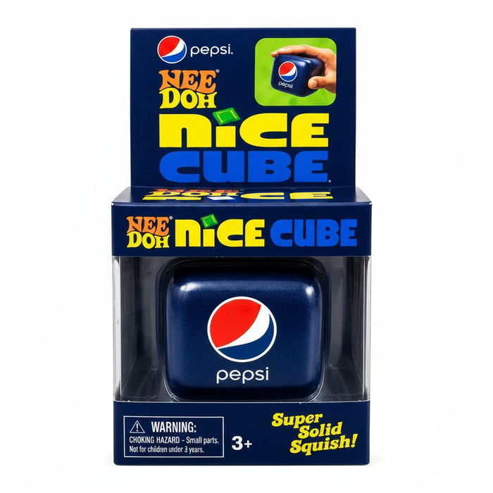 Nee Doh Nice Cube Squishy Stress Toy – Pepsi edition
