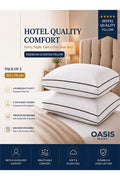 Set of 2 Hotel Quality Pillows – 50x70cm – image 1