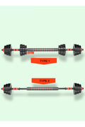 Adjustable Dumbbell & Barbell Set – Home Gym Weight Training Complete Kit – image 4