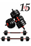 Adjustable Dumbbell & Barbell Set – Home Gym Weight Training Starter Kit