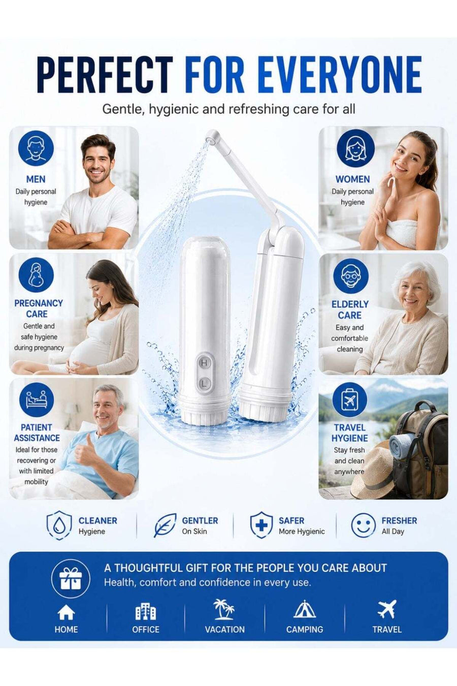 Electric Portable Travel Bidet – nozzle detail