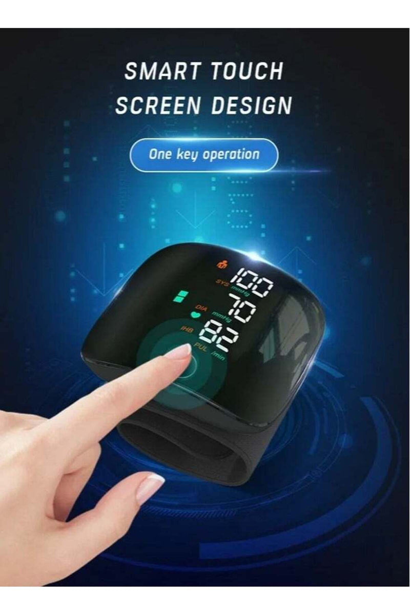 Digital Wrist Blood Pressure Monitor – in use on wrist