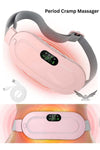 Electric Period Cramp Massager Vibrating Heating Belt for Menstrual Colic Relief