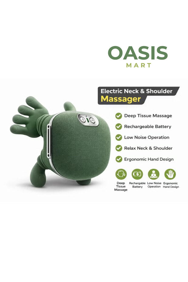 Neck & Shoulder Massager – 4D Deep Tissue with Heat