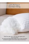 Striped Pillows – Set of 2, 1000 Gm Each, 50x75 cm, Soft Microfiber, Anti-Allergy, White – image 4