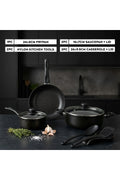 7-Piece Forged Aluminum Cookware Set – Non-Stick Granite Coating, PFOA-Free, All Cooktop Compatible – image 3