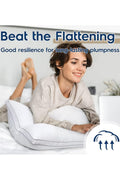 Set of 2 Hotel Pillows 50x70cm – Firm, Soft & Cooling Polyester Fill for Side & Back Sleepers – image 4