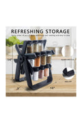 Spice Jar Rack Set with Rotating Stand – 18-Piece Airtight Seasoning Containers for Kitchen Storage – image 4