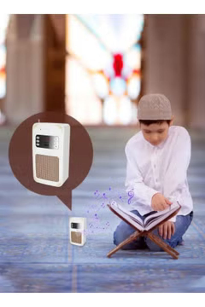 Bluetooth Quran Speaker White Bluetooth Quran Speaker Light Square White