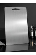 Stainless Steel Metal Cutting Board, Antibacterial, 2 Different Size Options – image 1