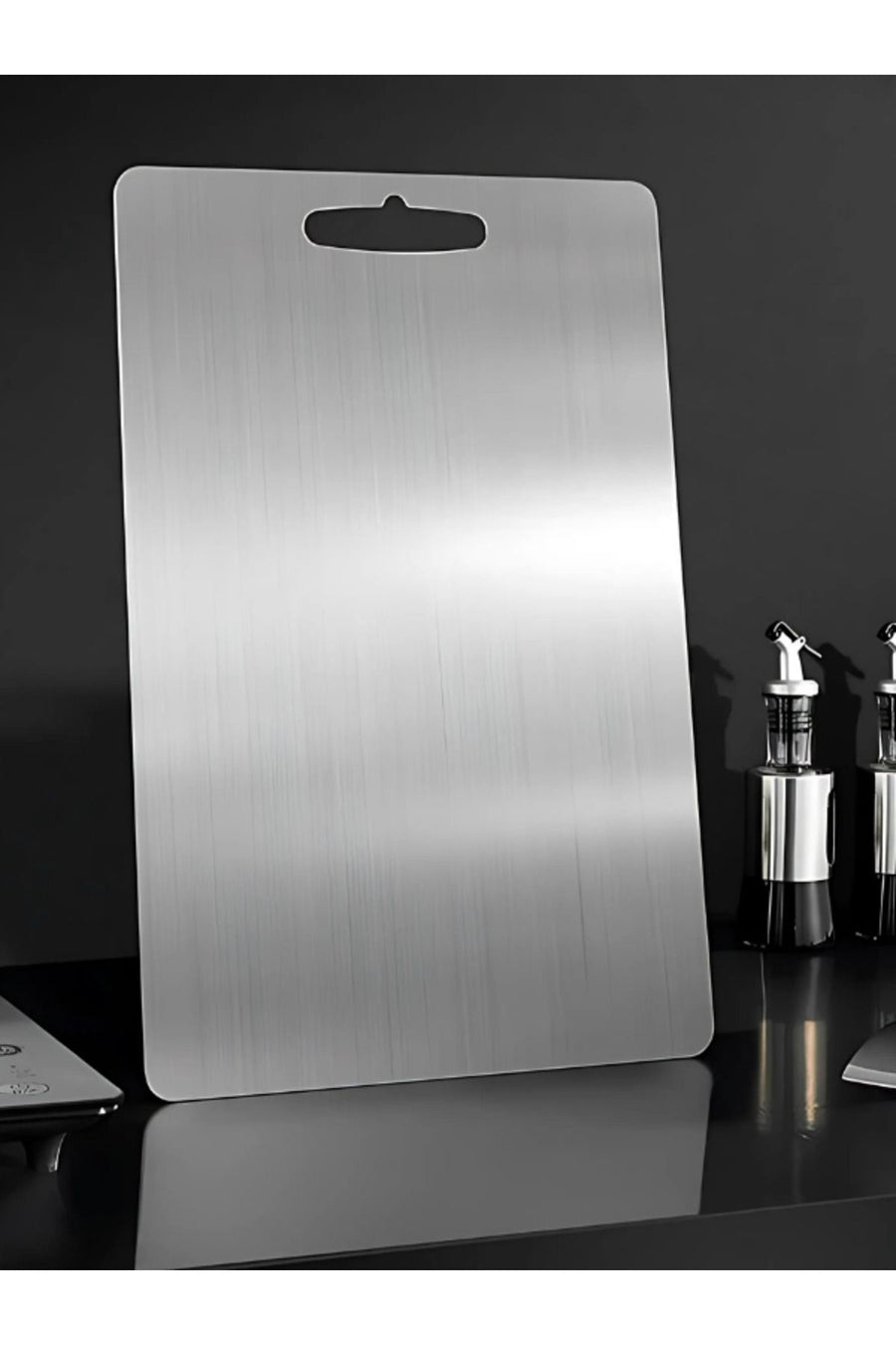 Stainless Steel Metal Cutting Board, Antibacterial, 2 Different Size Options