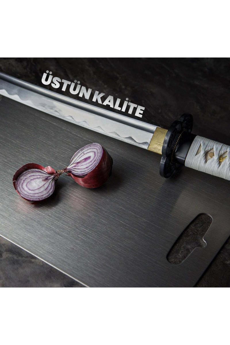 Stainless Steel Metal Cutting Board, Antibacterial, 2 Different Size Options