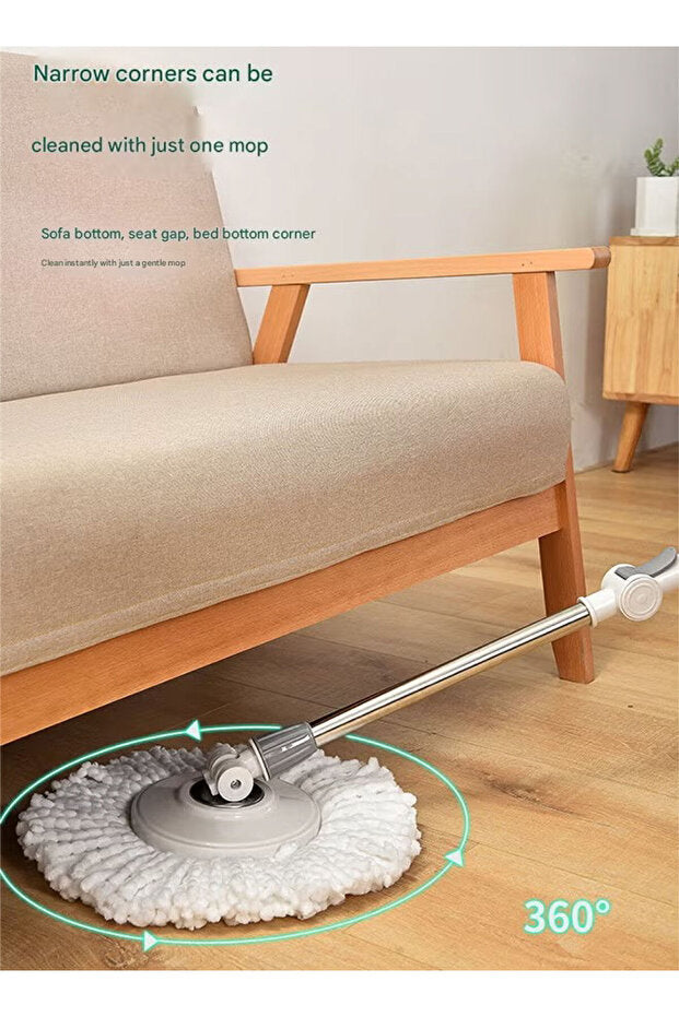 Spin Mop Bucket 360 – spinning basket close-up