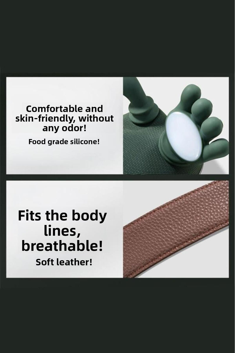 Heated Hand-Shaped Portable Rechargeable Massager - Neck, Back, Leg and Shoulder