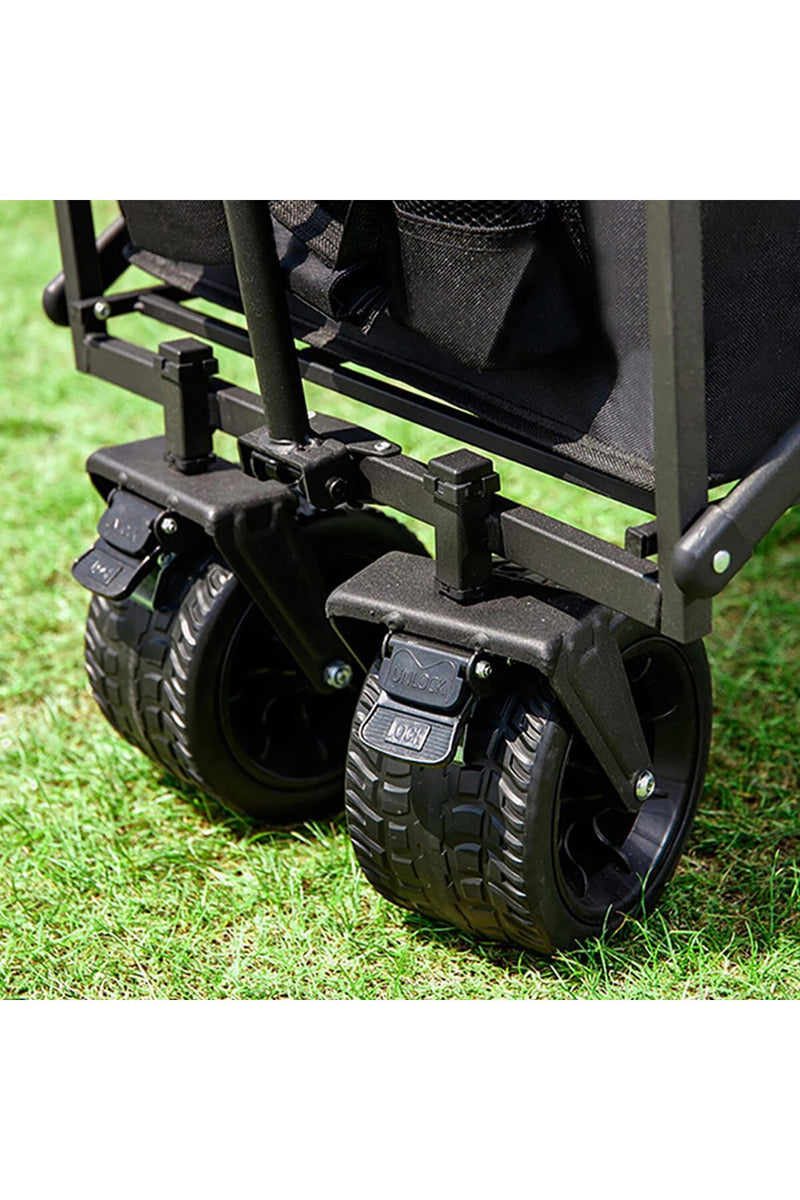 Collapsible Folding Camping Wagon (AF-Black)