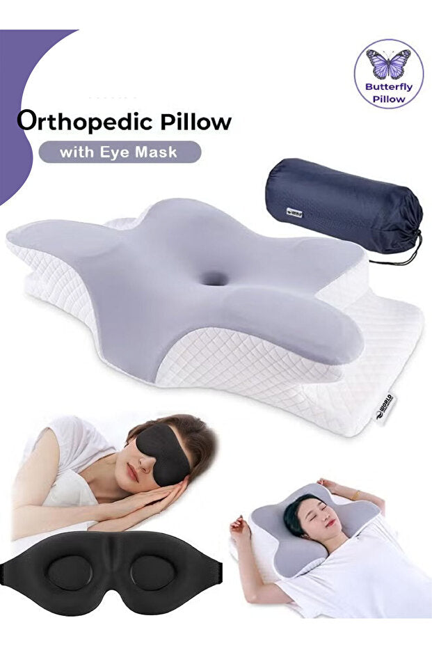 Butterfly Cervical Neck Support Pillow