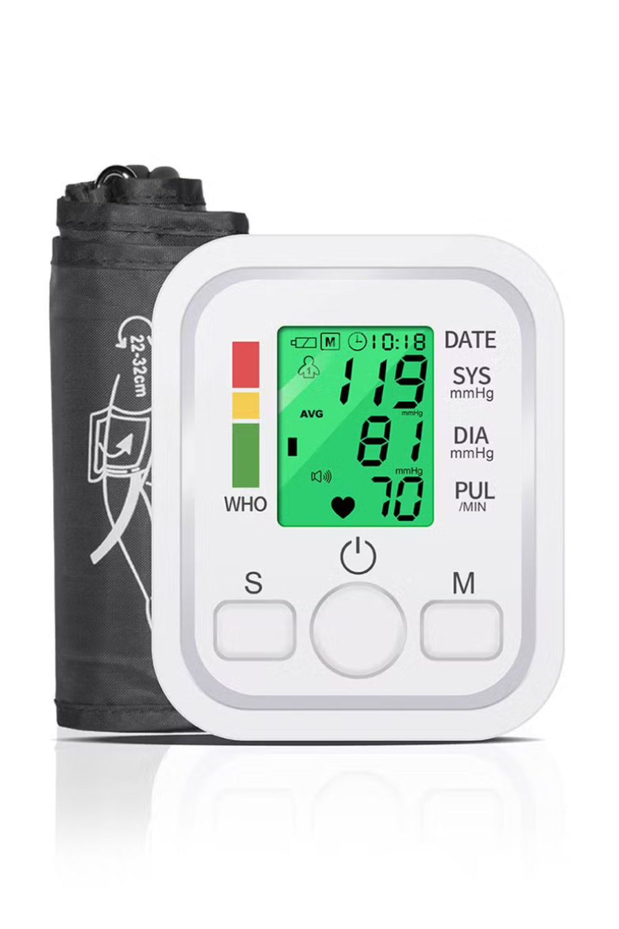 Digital Arm Blood Pressure Monitor – packaging and box contents