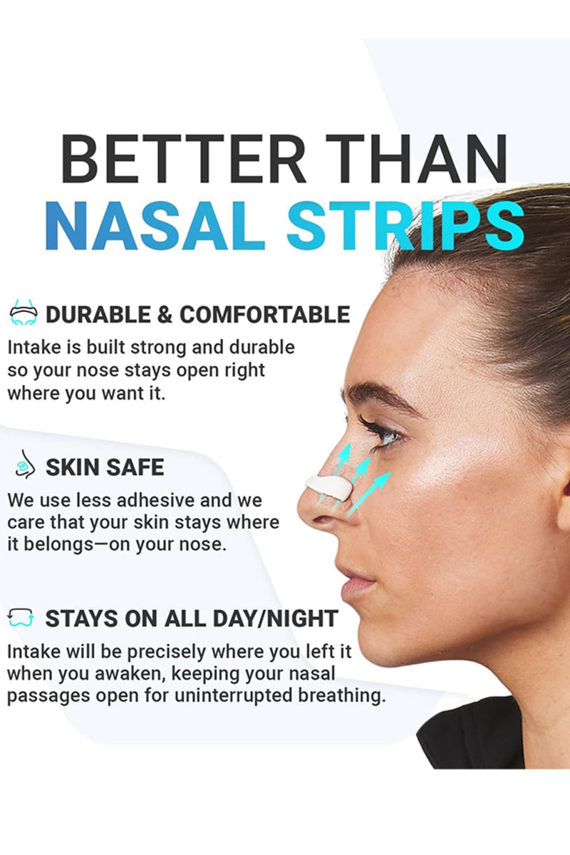 Extra Strength Nasal Strips Kit with Magnetic Dilator – Snoring Relief & Better Sleep, 30 Tabs