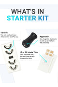 Extra Strength Nasal Strips Kit with Magnetic Dilator – Snoring Relief & Better Sleep, 30 Tabs – image 2