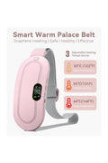 Electric Period Cramp Massager Vibrating Heating Belt for Menstrual Colic Relief – image 4