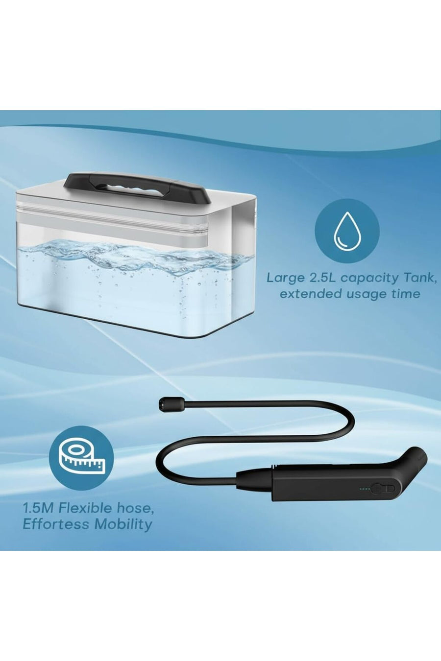 Portable Bidet Shattaf – ergonomic handle close-up