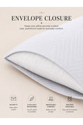 Microfiber Pillow Cases Set of 2 – Soft Breathable with Envelope Closure (50x75cm) – image 5