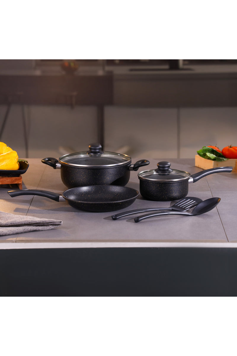 Elite 7-Piece Forged Aluminum Cookware Set RF12622 Forged Aluminium