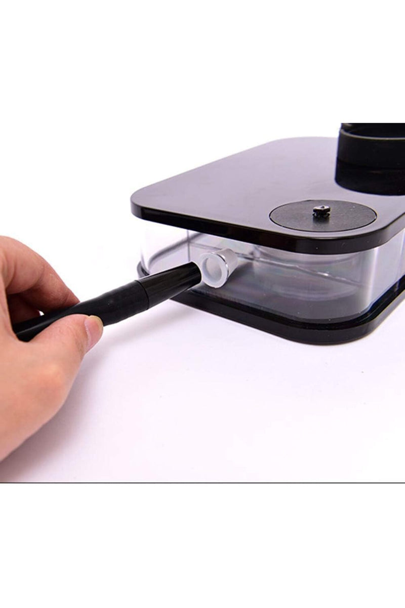 Portable shisha hookah set, modern acrylic with silicone bowl, hose, charcoal holder, remote control