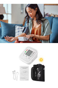 Digital Upper Arm Blood Pressure Monitor – LCD Display, Voice Function, Memory, 6-Month Warranty – image 4