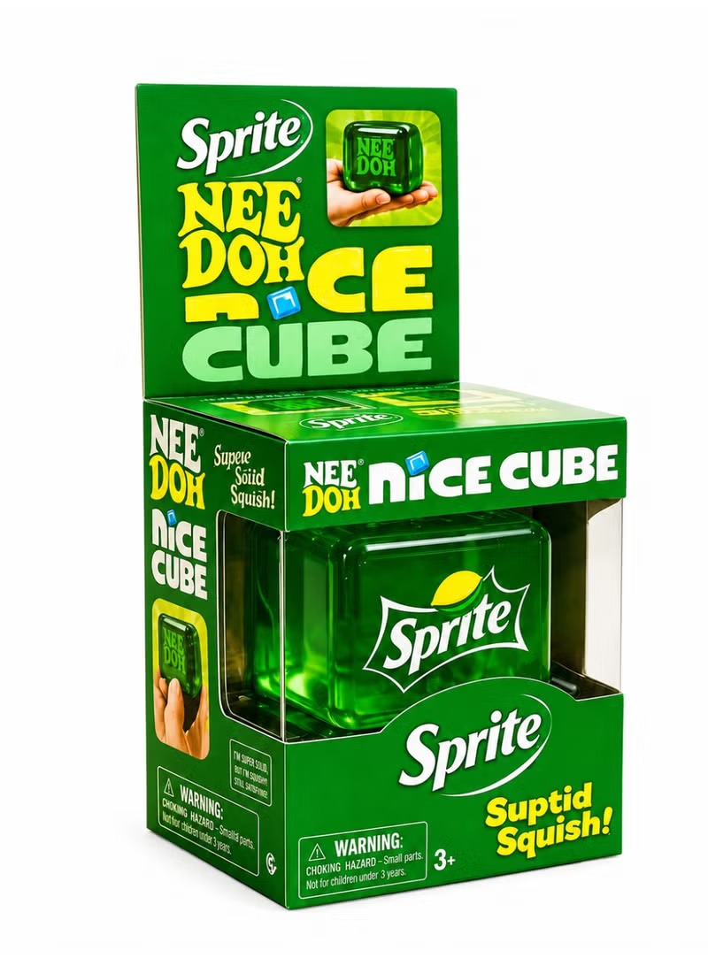 Nee Doh Nice Cube Squishy Stress Toy – size and texture close-up