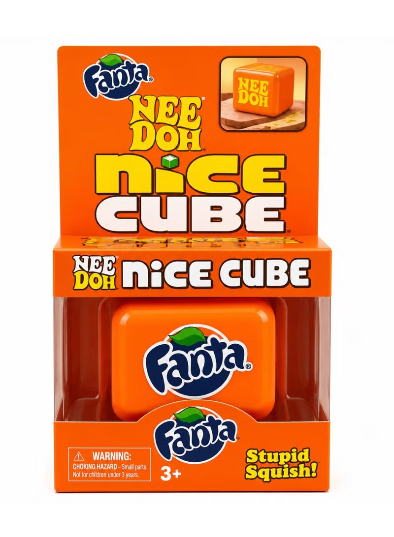 Nee Doh Nice Cube Squishy Stress Toy – hand squeeze demonstration