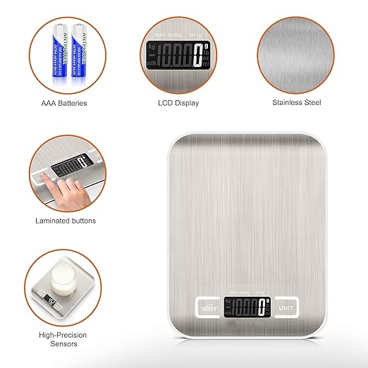Digital Kitchen Scale – LCD display close-up