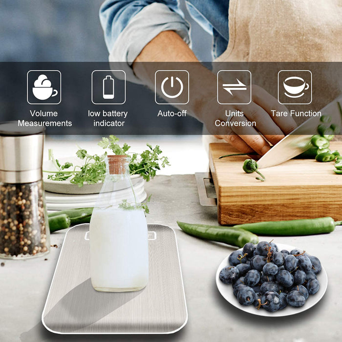 Digital Kitchen Scale – front view display on