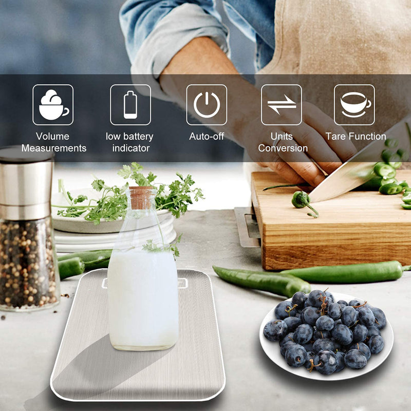 Digital Kitchen Scale – front view display on