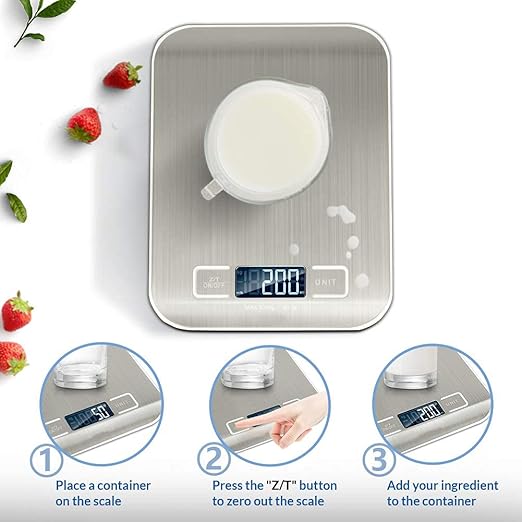 Digital Kitchen Scale – weighing food ingredient
