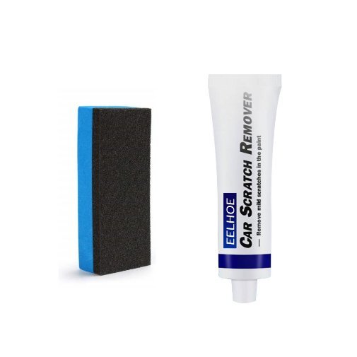 Car Scratch Remover Kit – before and after comparison