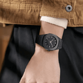 Stainless Steel Arabic Numeral Watch – Minimalist Men's Dress Watch – image 5